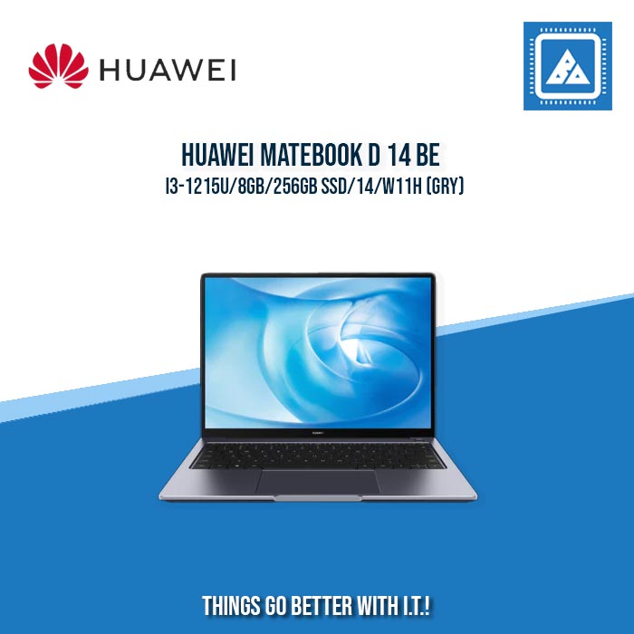 HUAWEI MATEBOOK D 14 BE I3-1215U/8GB/256GB SSD | BEST FOR STUDENTS LAPTOP HUAWEI MATEBOOK D 14 BE I3-1215U/8GB/256GB SSD | BEST FOR STUDENTS LAPTOP